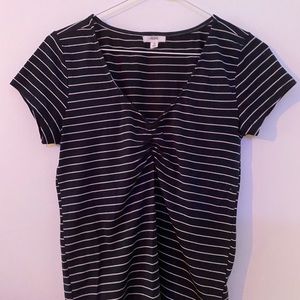 Navy blue stripped t-shirt